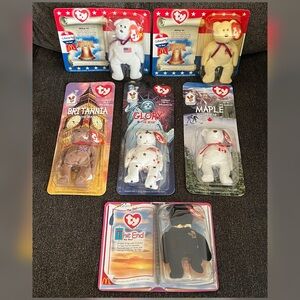 TY Babies McDonalds Vintage Small Bear Plush Toys Bundle Set